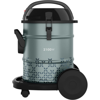 Electrolux Drum Vacuum Cleaner 2100 Watts, 21L Tank Dust Capacity, Blower Function, Metal Telescopic Tube And 9M Extra Long Power Code, Dust Bin Full Indicator, Ideal For Home And Office Use, Green, EFW51612, 1 Year Warranty