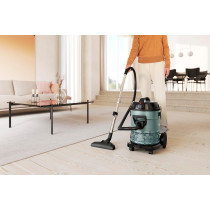 Electrolux Drum Vacuum Cleaner 2100 Watts, 21L Tank Dust Capacity, Blower Function, Metal Telescopic Tube And 9M Extra Long Power Code, Dust Bin Full Indicator, Ideal For Home And Office Use, Green, EFW51612, 1 Year Warranty
