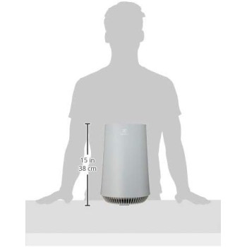 Electrolux Air Purifier A3 For Home Bedroom With 4 Stage Filter For Rooms Up To 26m, Extremely Low Noise, Air Quality Sensor And Filter Indicator, Tailored Air Purification, Swedish Design, Dark Grey, FA31202GY, 1 Year Warranty