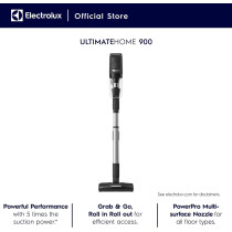 Electrolux Cordless Handheld Stick Vacuum Cleaner With Powerful Suction, Advanced 5 Step Filtration, Lightweight Upright Vacuum, Carpet, Wood, Pet Hair, Hard Floor, Cars, Black/Silver, EFP91813, 1 Year Warranty
