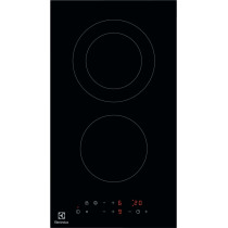 Electrolux 30 Cm Built-In Ceramic Hob, With 2 Cooking Zones, Ultimate Taste 300 With Touch Controls, Black, LHR3233CK, 1 Year Warranty