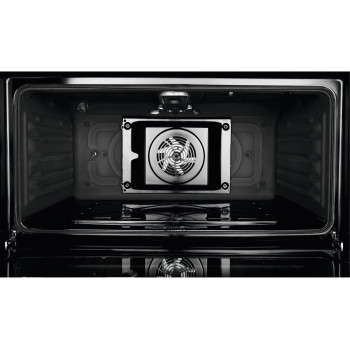 Electrolux 90 x 60 Cm Freestanding Cooker, Gas Cooking Range With 5 Burners And Electric Oven With XXL Fan, Catalytic Coating For Easy Cleaning, One Hand Automatic Ignition, Thermocouple Safety, Silver/Black, EKK925A0OX, 1 Year Warranty