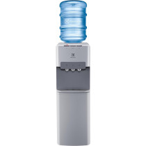 Electrolux Water Dispenser, Top Loading, 3-Taps Equipped With Hot Cold And Ambient Temperature, Floor Standing, LED Indicator, Child Safety Lock For Faucet, Best For Home And Office, Silver, EQACF1SXSG, 1 Year Warranty