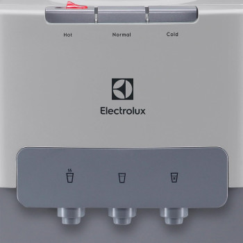 Electrolux Water Dispenser, Top Loading, 3-Taps Equipped With Hot Cold And Ambient Temperature, Floor Standing, LED Indicator, Child Safety Lock For Faucet, Best For Home And Office, Silver, EQACF1SXSG, 1 Year Warranty