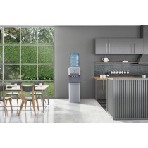 Electrolux Water Dispenser, Top Loading, 3-Taps Equipped With Hot Cold And Ambient Temperature, Floor Standing, LED Indicator, Child Safety Lock For Faucet, Best For Home And Office, Silver, EQACF1SXSG, 1 Year Warranty