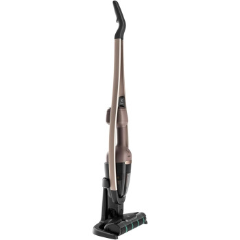 Electrolux Cordless Handheld Self Standing Stick Vacuum Cleaner And Mop With Powerful Suction, Advanced 5 Step Filtration, Silent Lightweight Upright Vacuum With LED Light, Brown, EFS71421, 1 Year Warranty