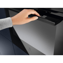 Electrolux 60 Cm Premium Built-In Oven With Digital Display, 65L XL Oven Capacity With Fan, Aqua Cleaning, Child Lock, Functions Includes Baking/Grilling/Defrost/Cooling Fan, Ultimate Taste 300, Black, KOH3H00BK, 1 Year Warranty