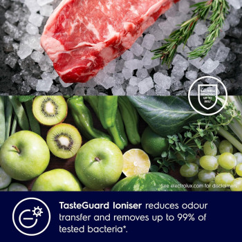 Electrolux 634L Gross Side By Side 4 Door Premium Refrigerator Even Temperature Cooling System, Stainless Steel, Silver, EQE5600A-S, 1 Year Warranty