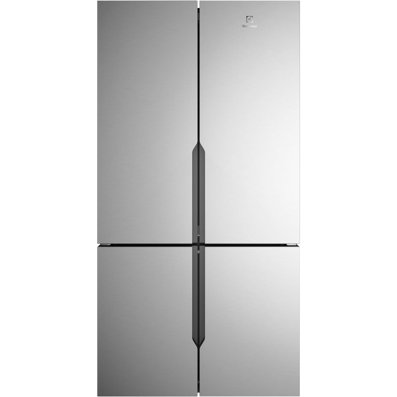 Electrolux 634L Gross Side By Side 4 Door Premium Refrigerator Even Temperature Cooling System, Stainless Steel, Silver, EQE5600A-S, 1 Year Warranty