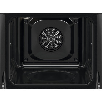 Electrolux 60 Cm Premium Built-In Oven With Fan, 58L XL Oven Capacity With Aqua Cleaning, Child Lock, Functions Includes Baking Grilling And Toasting, Turbo Grill, Cooling Fan, Ultimate Taste 600, Black/Silver, KOH2H00BX, 1 Year Warranty