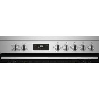 Electrolux Premium 90 x 60 Freestanding Cooker With Bottom Electric Oven, Cooking Range With 5 Burners And 125L XXL Oven Capacity, Dual Convection Fan, One Hand Ignition, Thermocouple Safety, Silver, EFE915SD, 1 Year Warranty