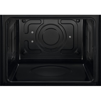 Electrolux 60 Cm Premium Built-In Gas Oven, 68L XL Oven Capacity With Rotisserie Turnspit, Child Lock, Flame Safety Device, Removable Door, Cooling Fan, Double Glazed Door, Ultimate Taste 300, Black/Silver, EOG1102COX, 1 Year Warranty