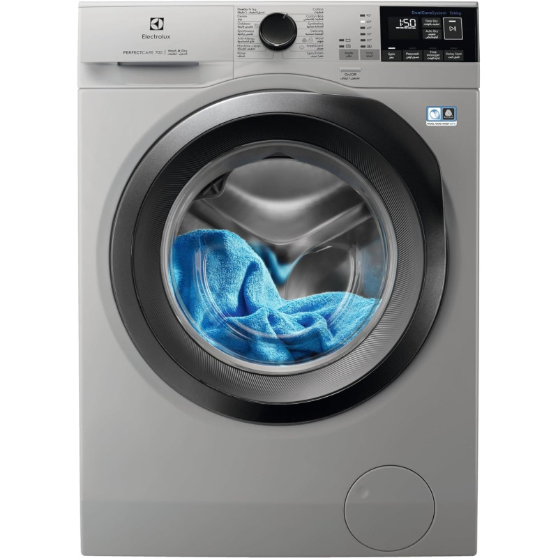 Electrolux 10 Kg/6 Kg, 1600 RPM Washer Dryer, Silver, EW7W3164LS, 1 Year Warranty