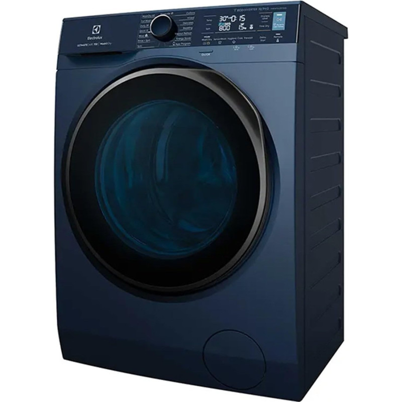 Electrolux Abaya Cycle 10/7 Kg Washer Dryer, 1400 RPM, EcoInverter Motor, Fully Automatic Front Load Combo Washing And Drying Machine, 15 Programs, Ultramix/Delay Timer/Sensi Care/Child Lock, Dark Blue, EWW1042R7MB, 1 Year Warranty