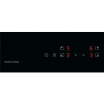 Electrolux Built In 60 Cm Induction Electric Hob, 4 Cooking Zones, Touch Control Panel, Power Boost, Auto Off And Child Lock, Easy Cleaning, Residual Heat Indicator, Ideal For Large Pots/Pans, Black, LIB60420CK, 1 Year Warranty