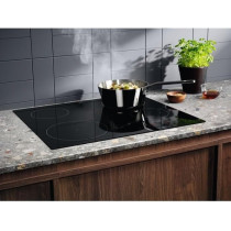 Electrolux Built In 60 Cm Induction Electric Hob, 4 Cooking Zones, Touch Control Panel, Power Boost, Auto Off And Child Lock, Easy Cleaning, Residual Heat Indicator, Ideal For Large Pots/Pans, Black, LIB60420CK, 1 Year Warranty