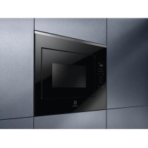 Electrolux 26L Built In Microwave Oven With Grill, 900W Microwave And 1000W Grill Combination Oven, 5 Power Levels, Touch Screen Controls With Auto Programs, Ideal For Grilling And Cooking, Black, KMFD264TEX, 1 Year Warranty