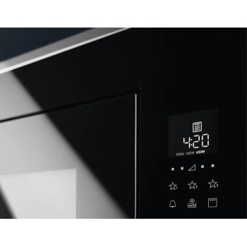 Electrolux 26L Built In Microwave Oven With Grill, 900W Microwave And 1000W Grill Combination Oven, 5 Power Levels, Touch Screen Controls With Auto Programs, Ideal For Grilling And Cooking, Black, KMFD264TEX, 1 Year Warranty