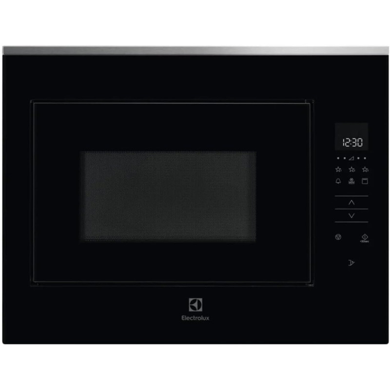 Electrolux 26L Built In Microwave Oven With Grill, 900W Microwave And 1000W Grill Combination Oven, 5 Power Levels, Touch Screen Controls With Auto Programs, Ideal For Grilling And Cooking, Black, KMFD264TEX, 1 Year Warranty