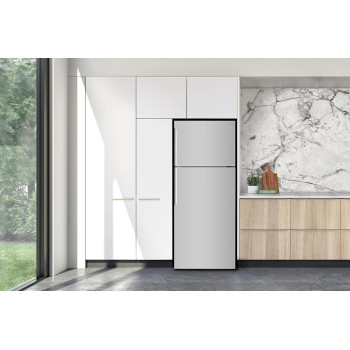 Electrolux 460L Gross Top Mount Double Door Refrigerator, 2 Doors Fridge With Even Tempeture Cooling System, Twist And Serve Ice Maker, Silver, EMT85610X, 1 Year Warranty