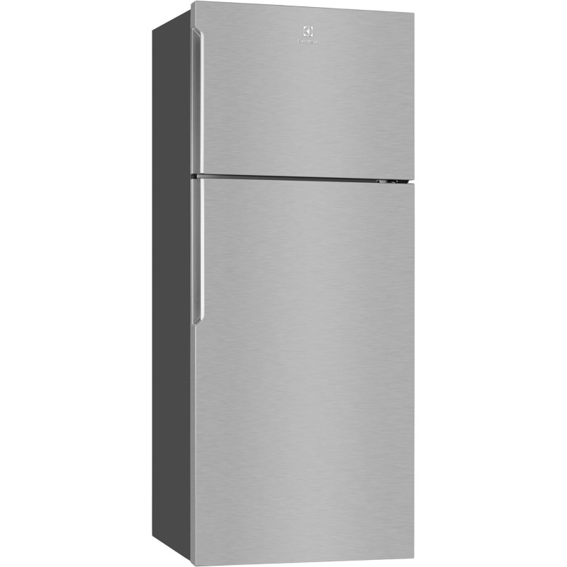Electrolux 460L Gross Top Mount Double Door Refrigerator, 2 Doors Fridge With Even Tempeture Cooling System, Twist And Serve Ice Maker, Silver, EMT85610X, 1 Year Warranty