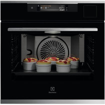 Electrolux 60 Cm Premium Built-In Oven With Fan And Steam Cooking Function, 70L XL Oven Capacity With Steam Cleaning, Touch Control With 25 Auto Programs, 5 Shelf Positions, Ultimate Taste 900, Black, KOAAS31X, 1 Year Warranty