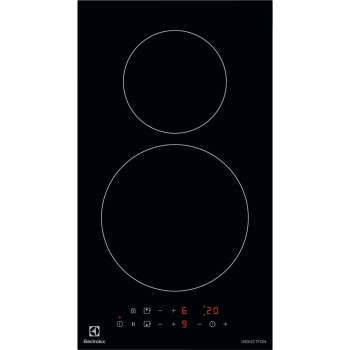 Electrolux 30 Cm Built-In Induction Hob With 2 Cooking Zones And Touch Controls, Power Boost Provides Quick Intense Heat, Residual Heat Indicator Lights, Safe Fast And Efficient Cooking, Black, LIT30230C, 1 Year Warranty