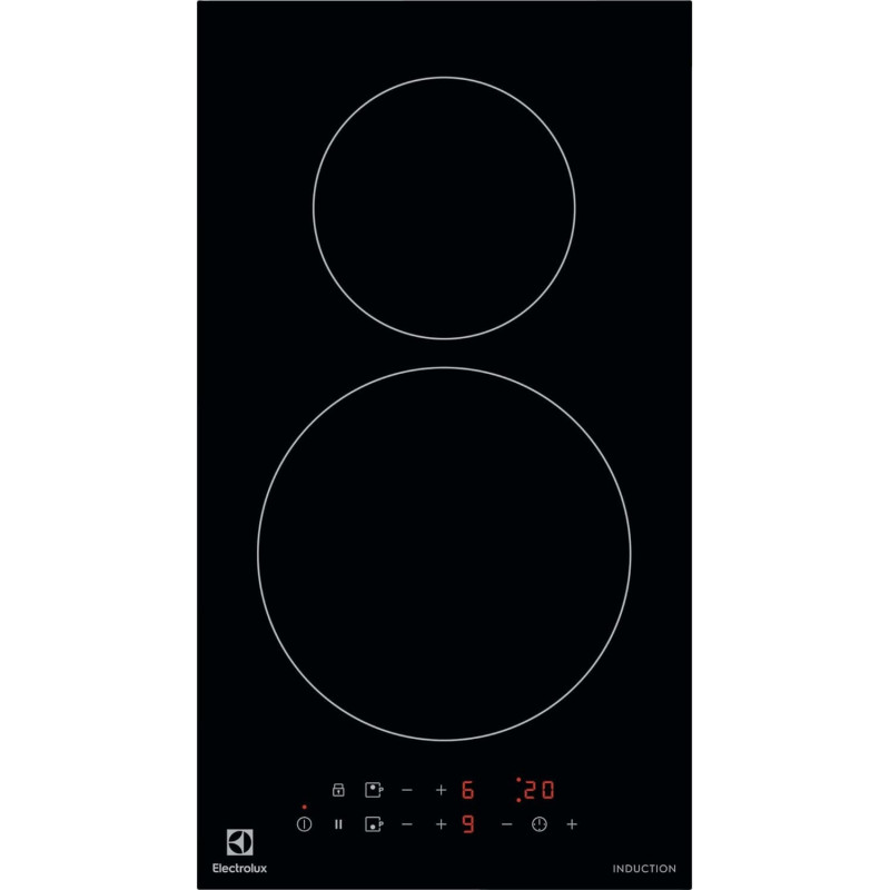 Electrolux 30 Cm Built-In Induction Hob With 2 Cooking Zones And Touch Controls, Power Boost Provides Quick Intense Heat, Residual Heat Indicator Lights, Safe Fast And Efficient Cooking, Black, LIT30230C, 1 Year Warranty