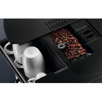 Electrolux Electric 60 Cm Built In Fully-Automatic Coffee Machine,Stainless Steel, Black Glass, KBC85X, 1 Year Warranty