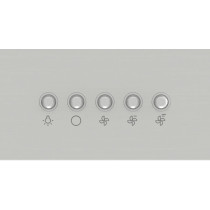 Gorenje Aluminum 60 Cm, Undercabinet Cooker Hood,High Extraction Rate, Re-Circulating Hoods, Super Quiet, Silver, WHU629ES/S, 1 Year Warranty