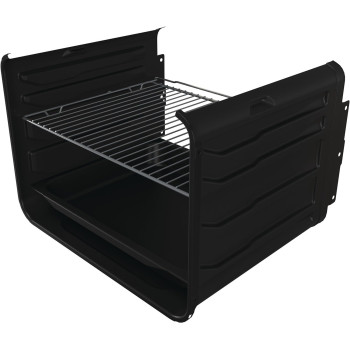 Gorenje 60 Cm Electric Cooking Range With Glass Ceramic Hob, 65 Litres Oven Capacity, Silver, GEC6A11SG, 1 Year Warranty