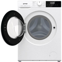 Gorenje 7 Kg Fully Automatic Front Load Washing Machine, 15 Programs, Snowflake Drum And Self Cleaning Program, Steam Function, 1200 RPM, White, WNHPI72SCS, 1 Year Warranty