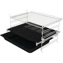 Gorenje 60 Cm Built In Electric Oven With Fan, 77 Liters Capacity, Black, BSA6737ORAB, 1 Year Warranty