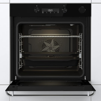 Gorenje 60 Cm Built In Electric Oven With Fan, 77 Liters Capacity, Black, BSA6737ORAB, 1 Year Warranty