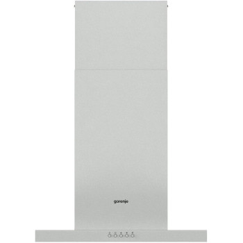 Gorenje 60 Cm Build In Wall Decorative Cooker Hood, T Shape Design, Silver, WHT623E5XUK, 1 Year Warranty