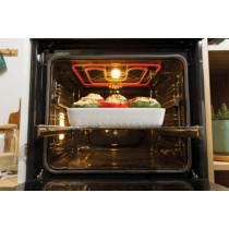 Gorenje 60 Cm Built In Electric Oven With Fan, 77 Liters Capacity, Stainless Steel, Silver/Black, BO6727E03X, 1 Year Warranty