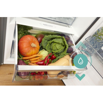 Gorenje Freestanding Upright Fridge, Gross Capacity 398 Liters, Even Temperature System, Humidity Control Function, Silver, R619DAXL6UK, 1 Year Warranty