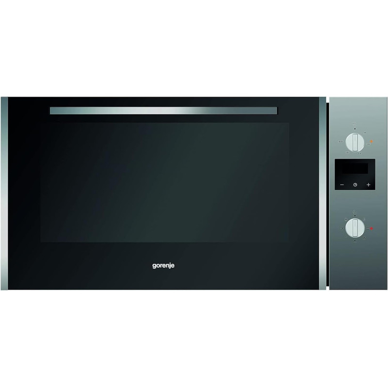Gorenje 90 Cm Built In Electric Oven With Fan, 89 Liters Capacity, Stainless Steel, Silver/Black, BO935E10X, 1 Year Warranty