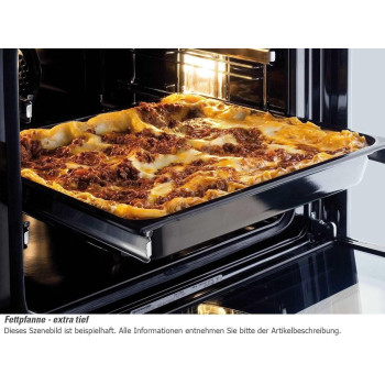 Gorenje 60 Cm Built In Combined Steam Oven, 73 Liters Capacity, Stainless Steel, Black/Silver, BCS798S24X, 1 Year Warranty