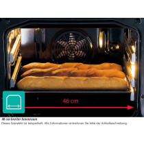 Gorenje 60 Cm Built In Combined Steam Oven, 73 Liters Capacity, Stainless Steel, Black/Silver, BCS798S24X, 1 Year Warranty
