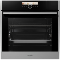 Gorenje 60 Cm Built In Combined Steam Oven, 73 Liters Capacity, Stainless Steel, Black/Silver, BCS798S24X, 1 Year Warranty