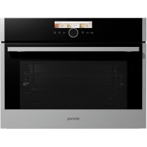 Gorenje 60 Cm Built In Combination Oven With Microwave, 50 Liters Capacity, Stainless Steel, Black/Silver, BCM598S18X, 1 Year Warranty