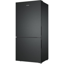 Gornenje Reversible Door Bottom Mount Refrigerator, Gross Capacity 605 Liters/Net 463 Liters, Black, NRK8171B4, 1 Year Warranty