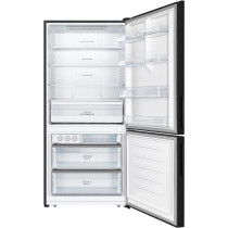 Gornenje Reversible Door Bottom Mount Refrigerator, Gross Capacity 605 Liters/Net 463 Liters, Black, NRK8171B4, 1 Year Warranty