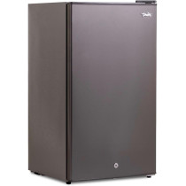 Terim 120 Liters Single Door Refrigerator, Compact/Mini Size With Chiller Compartment, Silver Inox , TERR120S, 1 Year Warranty
