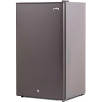 Terim 120 Liters Single Door Refrigerator, Compact/Mini Size With Chiller Compartment, Silver Inox , TERR120S, 1 Year Warranty
