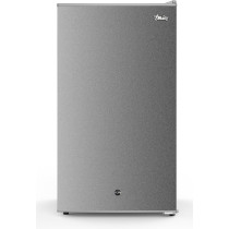 Terim 120 Liters Single Door Refrigerator, Compact/Mini Size With Chiller Compartment, Silver Inox , TERR120S, 1 Year Warranty
