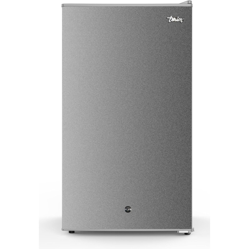 Terim 120 Liters Single Door Refrigerator, Compact/Mini Size With Chiller Compartment, Silver Inox , TERR120S, 1 Year Warranty