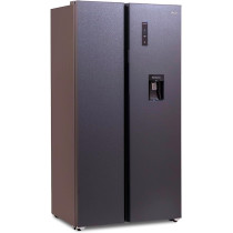 Terim Side By Side Refrigerator, Gross Capacity 720 Litres/Net Capacity 533 Litres, No Frost Technology, Water Dispenser And Digital Display Control, Silver, TERRSBS720WD, 1 Year Warranty