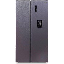 Terim Side By Side Refrigerator, Gross Capacity 720 Litres/Net Capacity 533 Litres, No Frost Technology, Water Dispenser And Digital Display Control, Silver, TERRSBS720WD, 1 Year Warranty